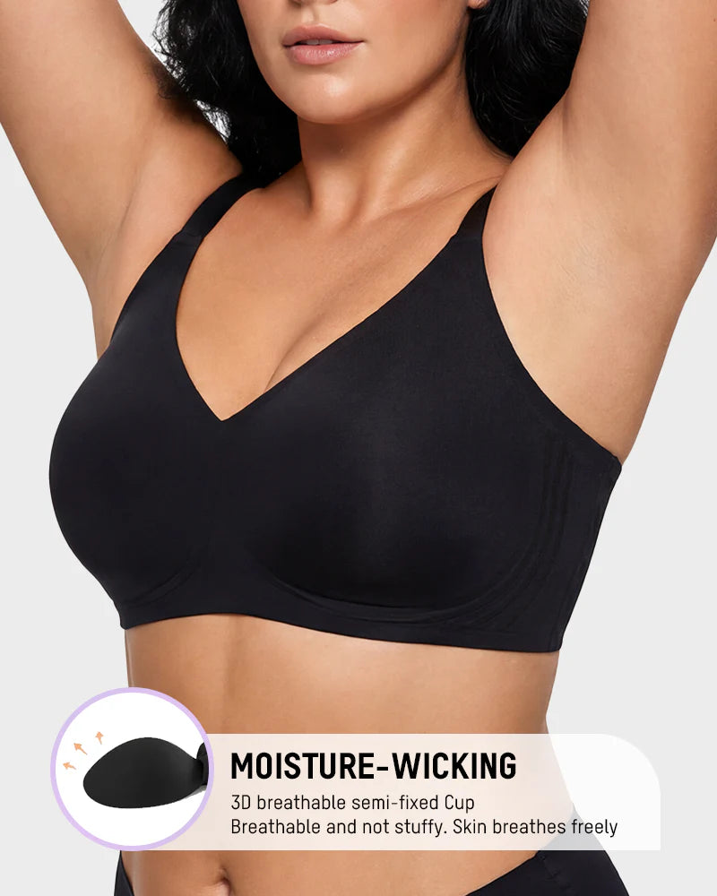 Soutien-gorge sans armature Gittino - noir - vue détail